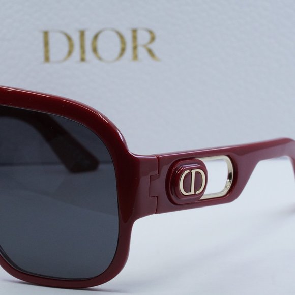 FINAL PRICE NEW DIOR DIORBOBBYSPORT M1U 35A0 RED GREY SUNGLASSES - Picture 4 of 9